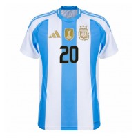Camiseta Argentina Alexis Mac Allister #20 Primera Equipación Copa America 2024 manga corta